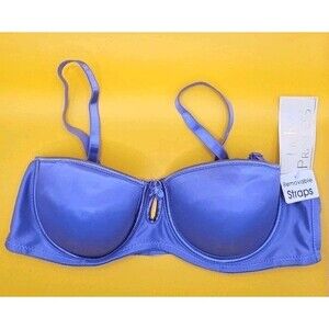 Lady Princess Bra 36B Purple Underwire Padded Adjustable Clasp Back New With Tag